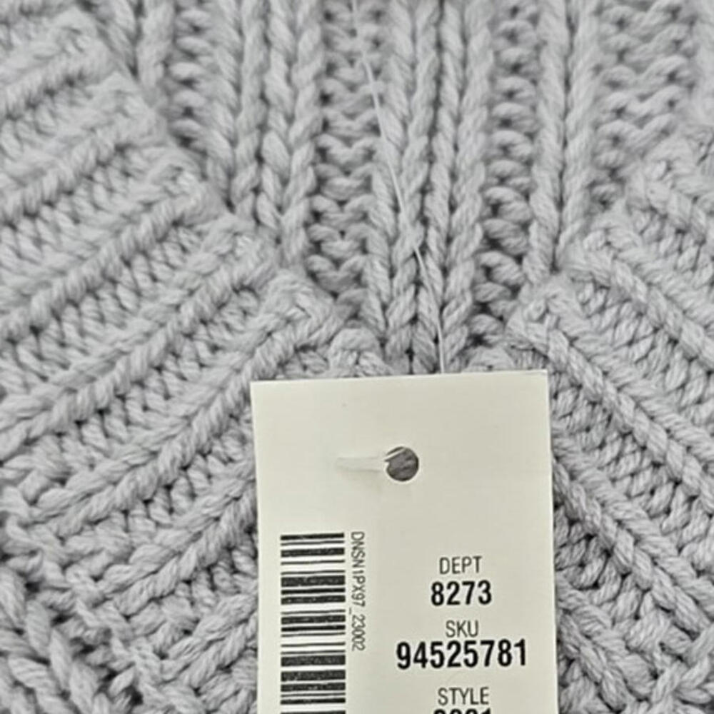 NWT AEROPOSTALE Chunky V-Neck Textured Cardigan SWEATER Y2K Grey S‎ - Picture 12 of 14